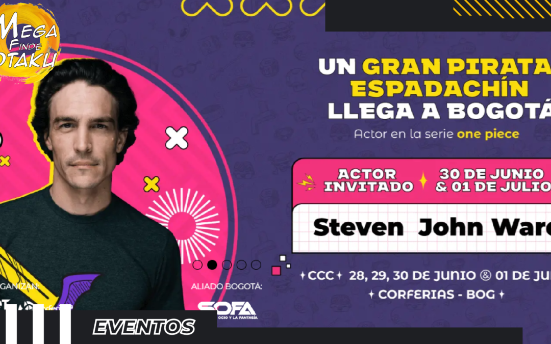 El Actor Steven Jhon Ward en Comic Con Colombia 2024
