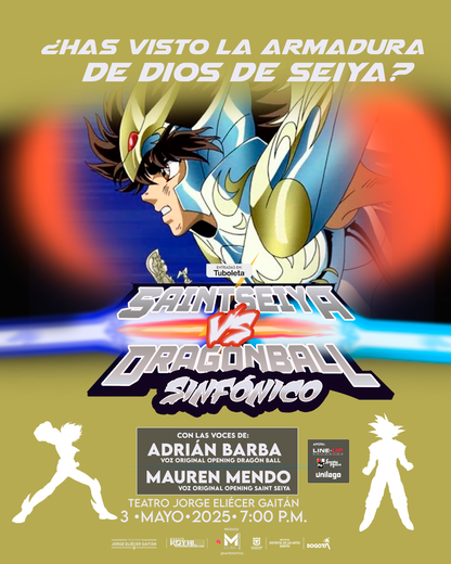 Dragon Ball Z y Saint Seiya Sinfónico en Bogotá