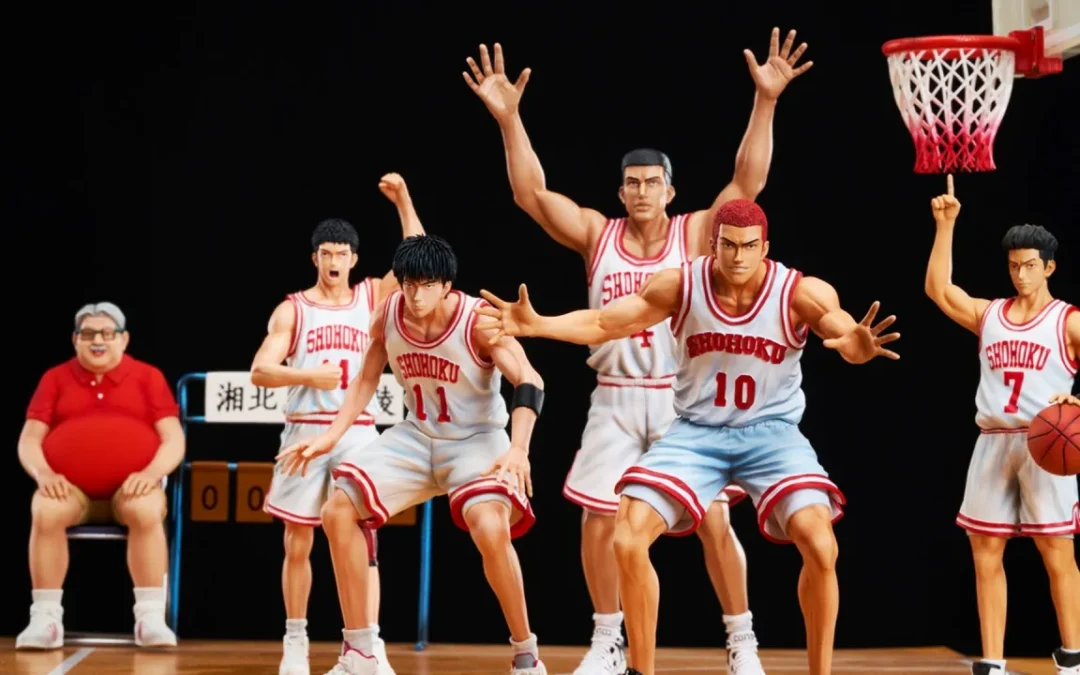 Slam Dunk presenta estatuas de resina de sus personajes